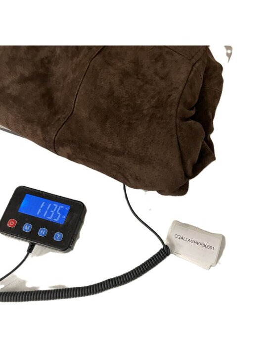 Zara Womens Leather Suede Bomber Jacket Coat Large L Brown 3046/258 NWT - Picture 15 of 15